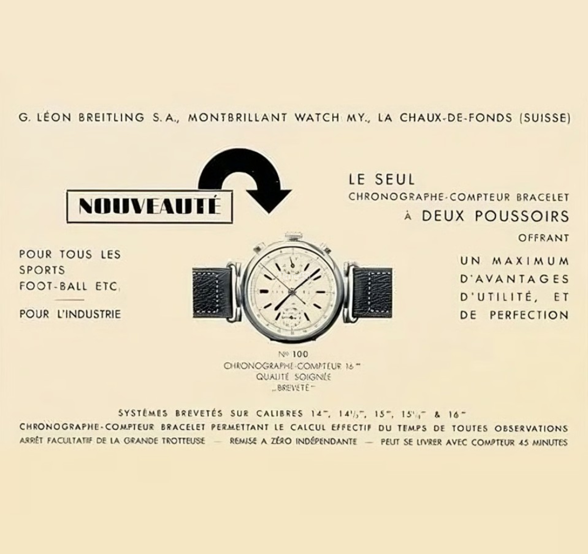 No. 100 Chronographe-Compture